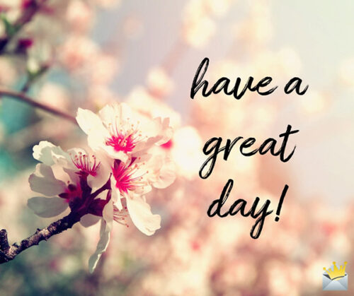 Have a great day.