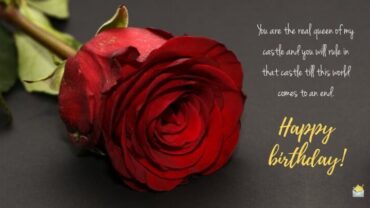 Romantic Birthday Message to your Wife.