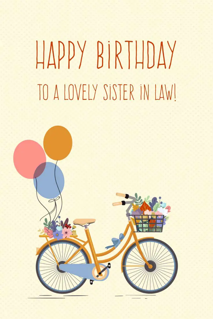 Free Happy Birthday Cards For Sister In Law