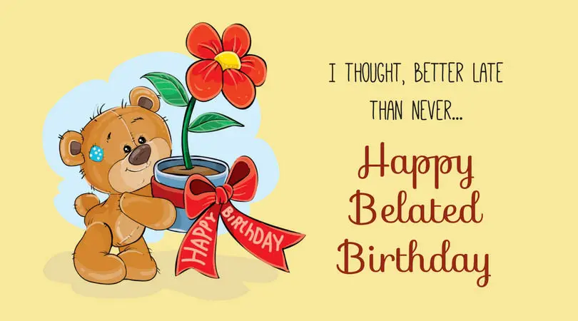 Printable Belated Birthday Cards Free