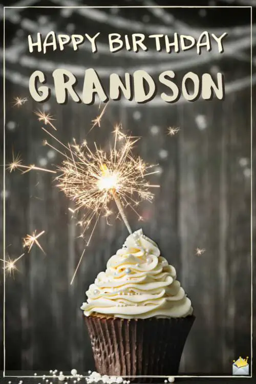 Happy Birthday, grandson.