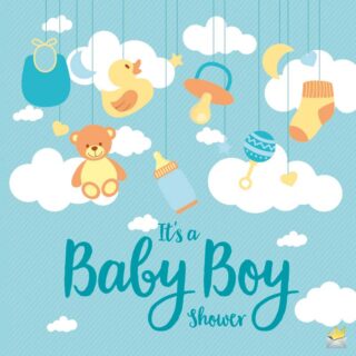It's a Baby Boy Shower!