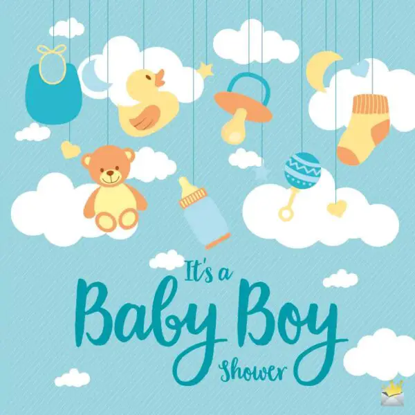 It's a Baby Boy Shower!