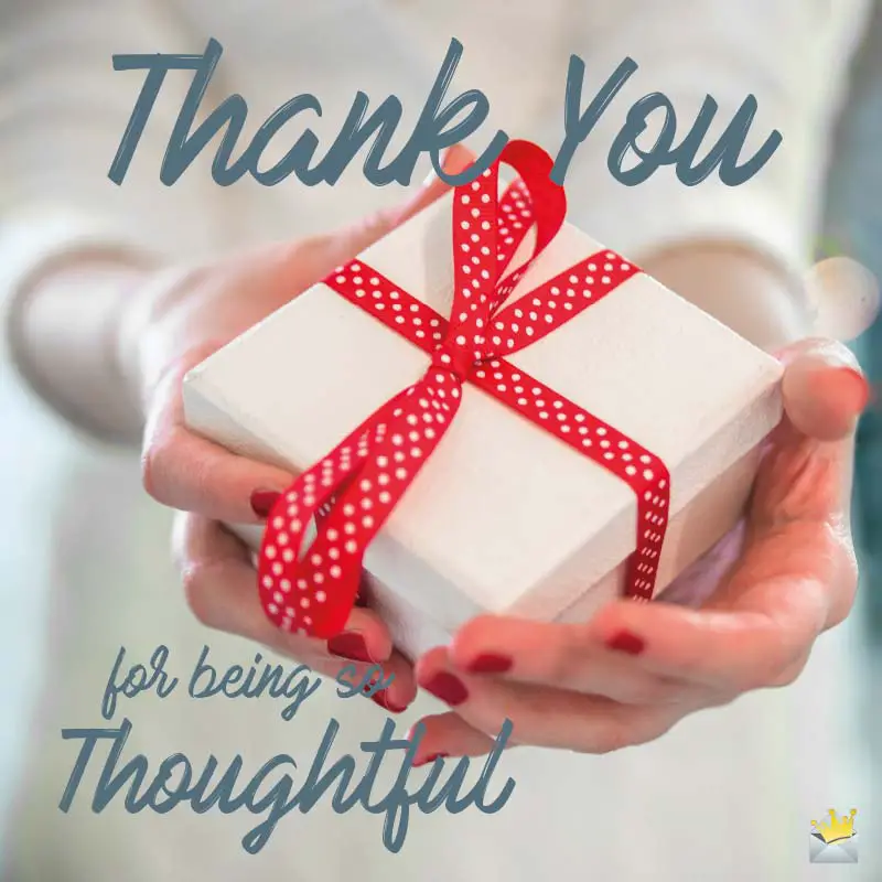 Thank You Messages For A Gift You Received