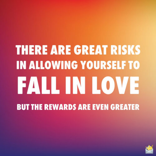 Finding love quote on image to share.