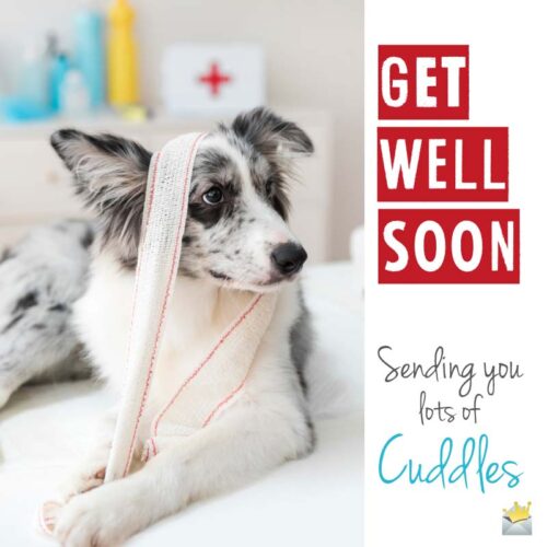 Get well soon. Sending you lots of cuddles.