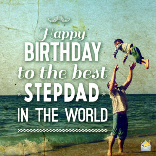 Happy birthday image for stepdad.