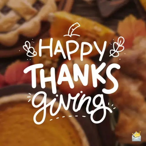 Happy Thanksgiving image to share on chats and posts.