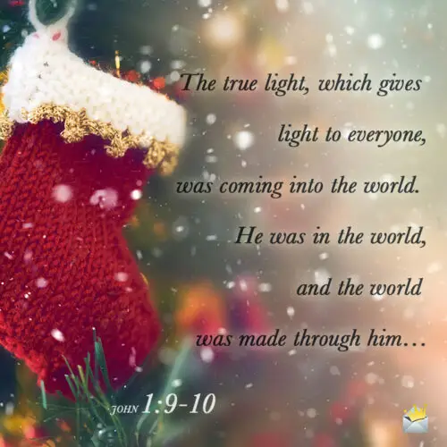 Christmas bible verse on image for easy sharing on social media, messages or chat.