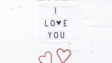 Cute Valentine's day message on image.