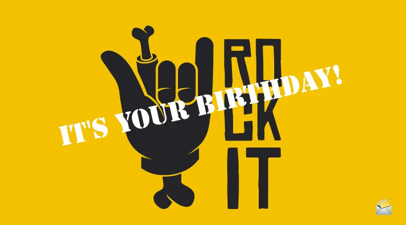 Birthday One-Liners | You. Totally. Rock.