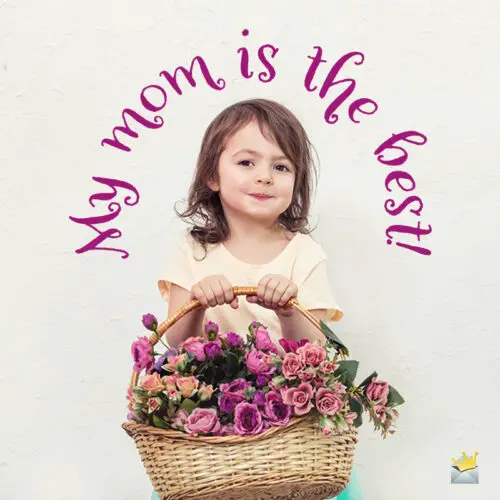 Cute mother's day image for sharing with mom.