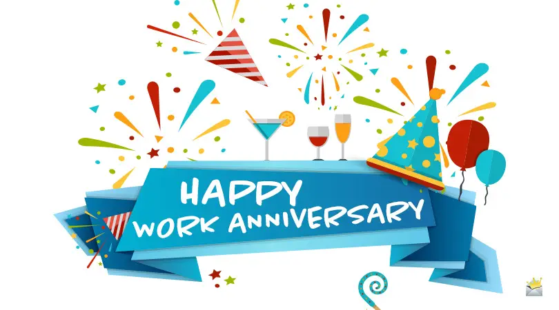 Happy Work Anniversary Wishes Love Working With You