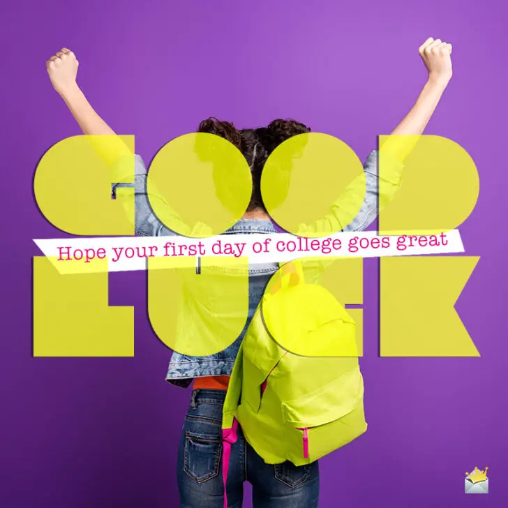 Let the Knowledge Back In | 42 Good Luck Wishes for School