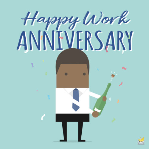 Happy Work anniversary image.