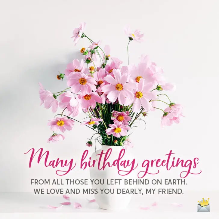 Happy Birthday in Heaven Wishes for those who passed away