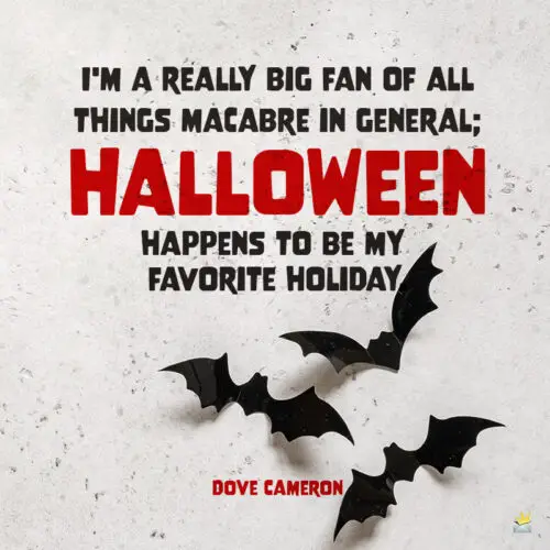 Halloween quote to share.