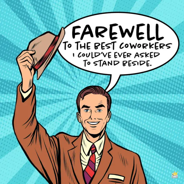 Goodbye Messages When You or a Colleague Leave the Company