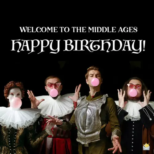 Funny birthday image for 50th birthday.