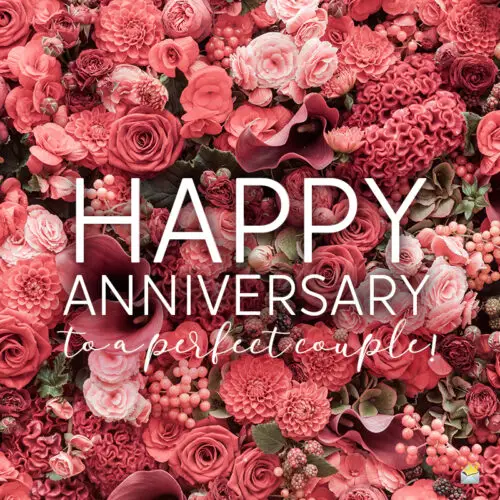 Happy Anniversary wish for couple.