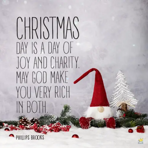 Christmas quote to inspire you.