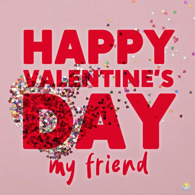 Happy valentine's day, friend! by cytrynowy-zaciesz on deviantart 60 Happy Valentine's Day Wishes for Friends | Sweet Kisses!