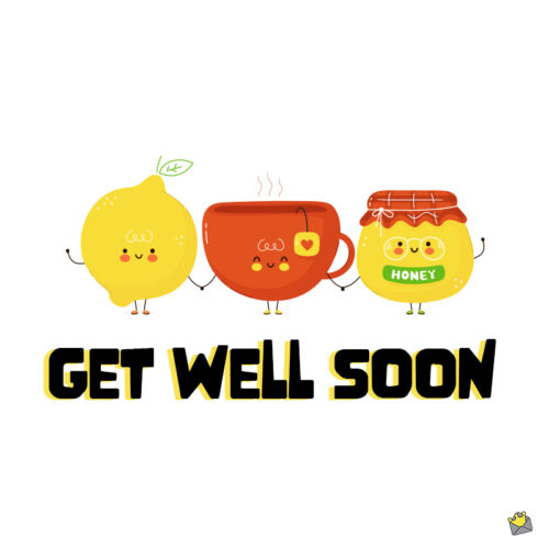 Get well soon message