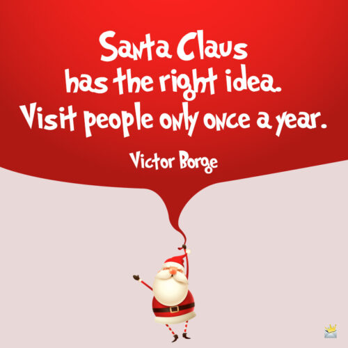 Funny Christmas quote.