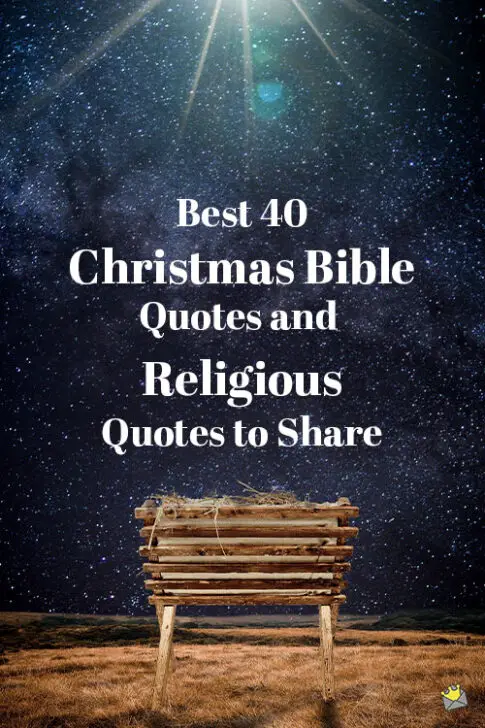 Best 40 Christmas Bible Quotes and Religious Quotes to Share